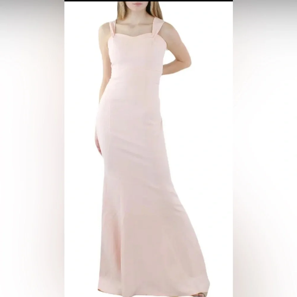 LIKELY Bartolli Blush Pink Off-the-Shoulder Mermaid Gown Size 0 NWT